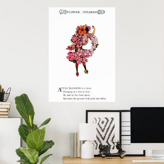 Apple Blossom Poster (Thuiskantoor)