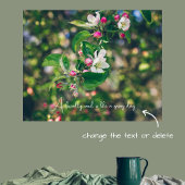 Apple blossom poster