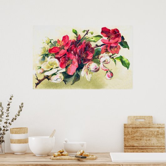 Apple Blossom Poster (Keuken)