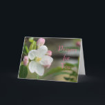 Apple Blossom Prayer card- or any occasion<br><div class="desc">change the words on this beautiful apple blossom card for any occasion you wish such as birthday, get-well, congratulations, thank you or thinking of you and give the matching cards with it as a thoughtful gift. Go to my ASSORTED FLOWERS SECTION to see matching items such as stamps, mugs, mousepads,...</div>