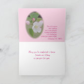 Apple Blossom Prayer card- or any occasion Feestdagen Kaart (Binnen)