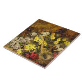  Apple Blossom Primroses en Bird's Nest Tegeltje (Zijkant)