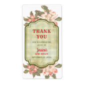  Apple Blossom & Pset Etiket (Voorkant)