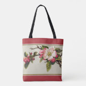  Apple Blossom Red Tote Bag (Achterkant)