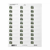 Apple Blossom retouradres label (Full Sheet)