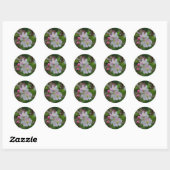 Apple Blossom Ronde Sticker (Vel)