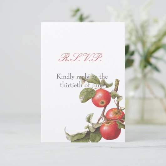 Apple Blossom RSVP (Staand voorkant)