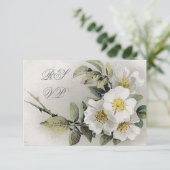  Apple Blossom RSVP-kaarten RSVP Kaartje (Staand voorkant)