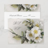  Apple Blossom RSVP-kaarten RSVP Kaartje (Voorkant / Achterkant)