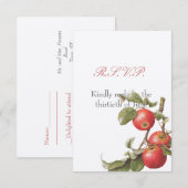  Apple Blossom RSVP Kaartje (Voorkant / Achterkant)