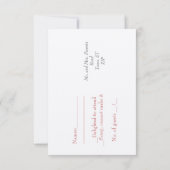  Apple Blossom RSVP Kaartje (Achterkant)