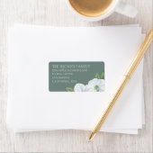 Apple Blossom , speciaal gepersonaliseerd groen en Etiket (Insitu)