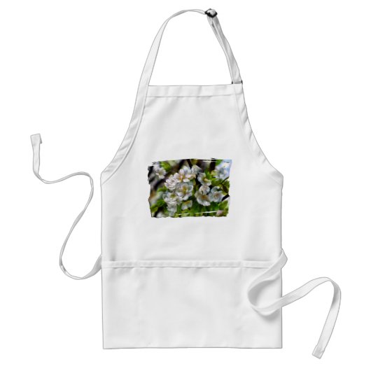 Apple Blossom Standaard Schort (Voorkant)