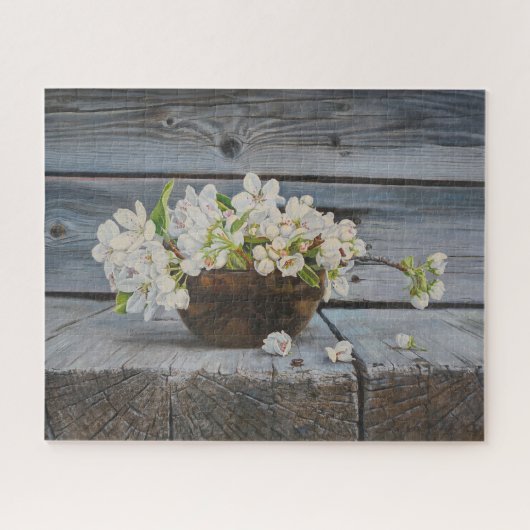 Apple Blossom Still Life – Original Fine Art Print Legpuzzel (Horizontaal)