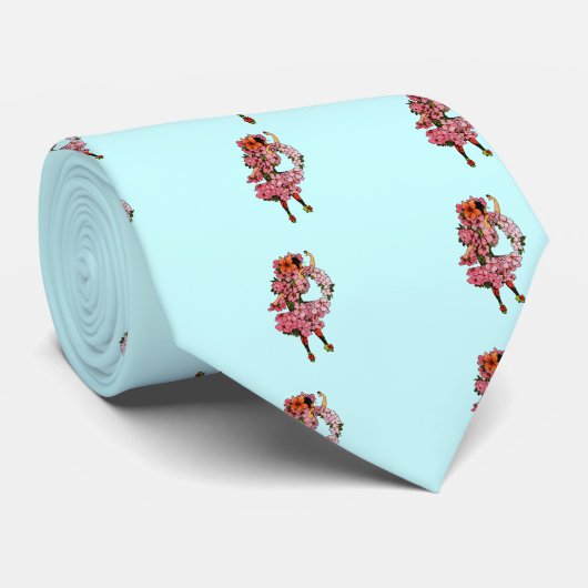 Apple Blossom Stropdas (Opgerold)
