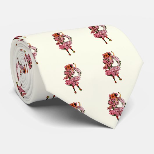 Apple Blossom Stropdas (Opgerold)