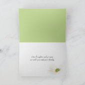 Apple Blossom Sympathie Bedankkaart (Binnen)