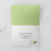 Apple Blossom Sympathie Bedankkaart (Binnen)