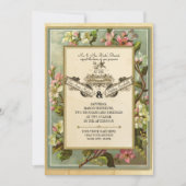  Apple Blossom, Tea Sined Typografie Kaart (Voorkant)