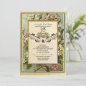 Apple Blossom, Tea Sined Typografie Kaart (Staand voorkant)