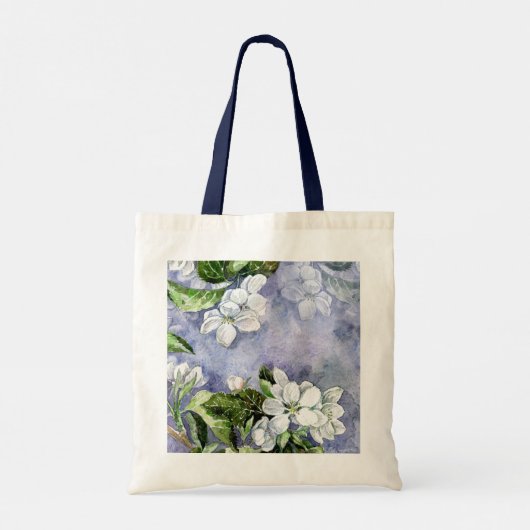 Apple blossom tote bag (Achterkant)