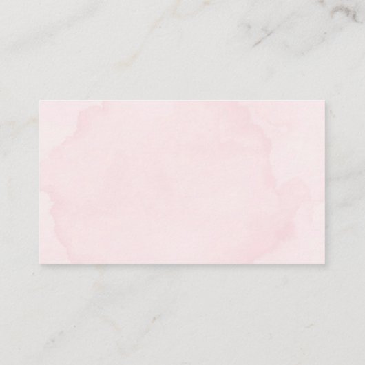 Apple Blossom Tree Wreater Diaper Raffle Visitekaartje (Achterkant)