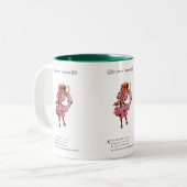 Apple Blossom Tweekleurige Koffiemok (Voorkant links)
