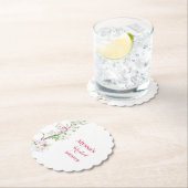 Apple Blossom Vrijgezellenfeest Gepersonaliseerd Kartonnen Onderzetters (Insitu)