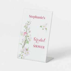 Apple Blossom Vrijgezellenfeest Gepersonaliseerd Reclamebord Met Voetstuk