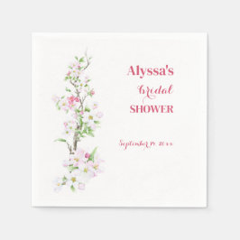 Apple Blossom Vrijgezellenfeest Gepersonaliseerd Servet