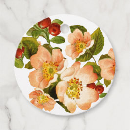 Apple Blossom Waterverf Stems Wedding Bedankjes Labels