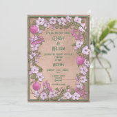 Apple blossom - Wedding Invitation Kaart (Staand voorkant)