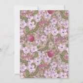 Apple blossom - Wedding Invitation Kaart (Achterkant)