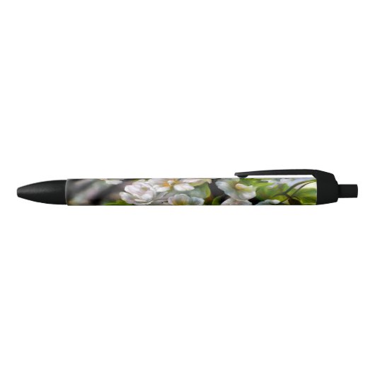 Apple Blossom Zwarte Inkt Pen (Bovenkant)