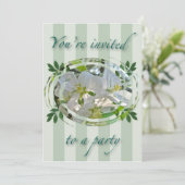 Apple Blossoms Feestuitnodiging Kaart (Staand voorkant)