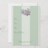 Apple Blossoms Feestuitnodiging Kaart (Achterkant)