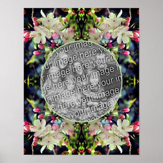 Apple Blossoms Lijst Creëer Je eigen foto Poster (Voorkant)