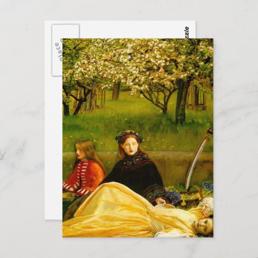 Apple Blossoms Spring Fine Art Briefkaart (Voorkant / Achterkant)