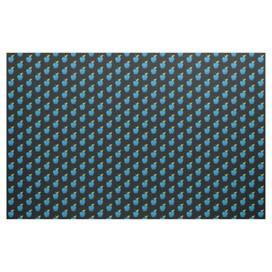 Apple Blue Pattern Stof (Yard (91,4 cm))
