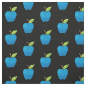 Apple Blue Pattern Stof (Swatch)
