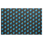 Apple Blue Pattern Stof (Fat Quarter)