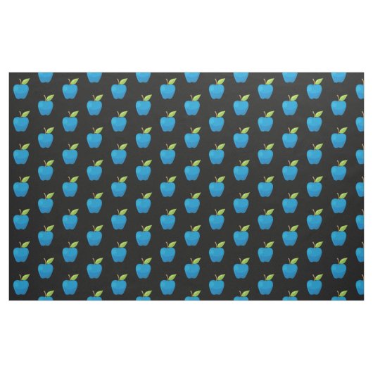 Apple Blue Pattern Stof (Fat Quarter)