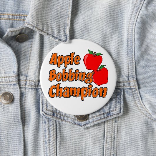 Apple Bobbing Champion Button (In situ)