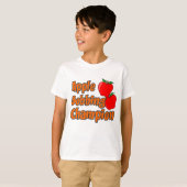 Apple Bobbing Champion herfst Apple Cartoon T-shirt (Voorkant volledig)