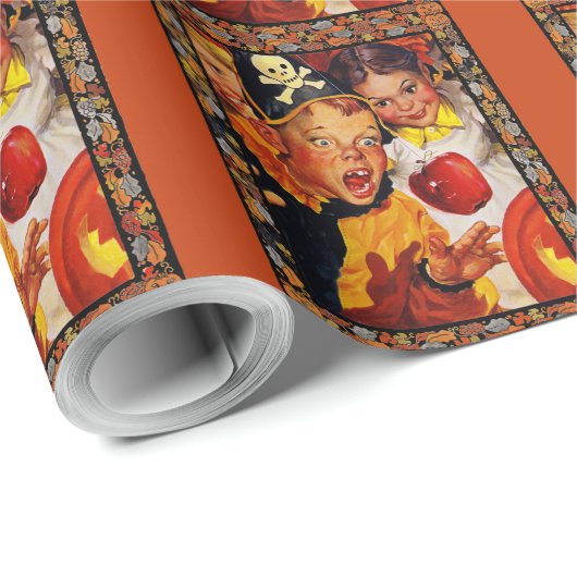 Apple Bobbing Gevaren Cadeaupapier (Rol Hoek)