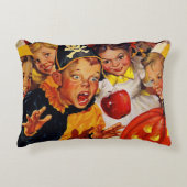 Apple Bobbing Gevaren - Grappig Custom Halloween Accent Kussen (Voorkant)