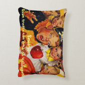 Apple Bobbing Gevaren - Grappig Custom Halloween Accent Kussen (Achterkant (Verticaal))