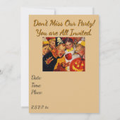 Apple Bobbing Gevaren - Grappige Halloween Decorat Kaart (Achterkant)