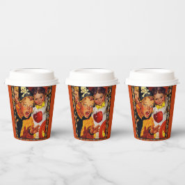 Apple Bobbing Gevaren Papieren Bekers