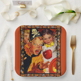 Apple Bobbing Gevaren Papieren Bordje